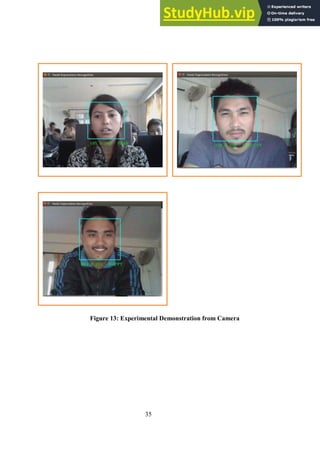 35
Figure 13: Experimental Demonstration from Camera
 