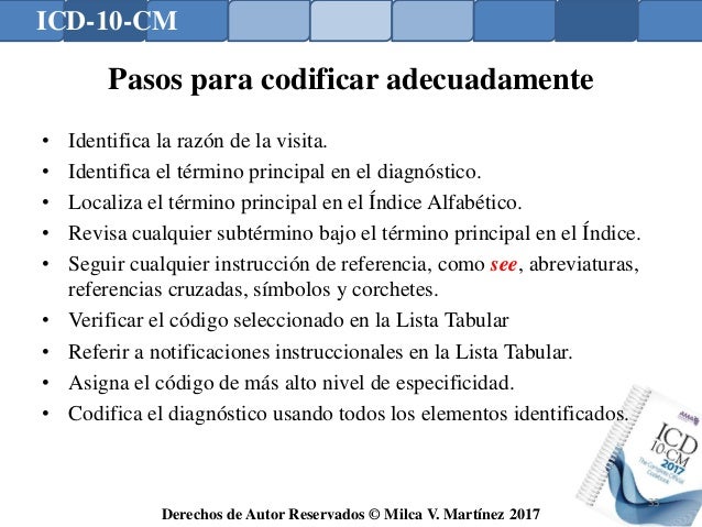 Icd 9 2013 codificación directrices