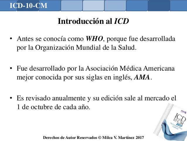 Icd 9 2013 codificación directrices