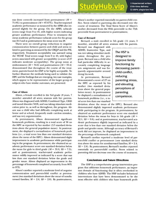 A Family-School Homework Intervention Program For Children With ...