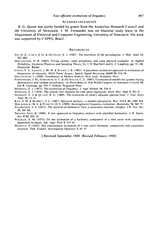 A fast efficient technique for the estimation of frequency | PDF