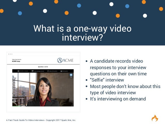 one way video interviews