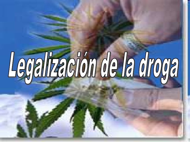 A favor de la legalización de la droga A favor de la legalización de la droga