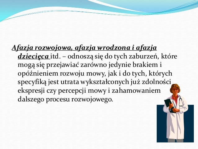 Afazja dziecięca