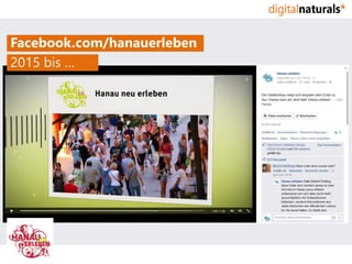 Facebook.com/hanauerleben
2015 bis …
 
