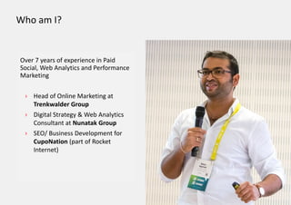 › Head of Online Marketing at
Trenkwalder Group
› Digital Strategy & Web Analytics
Consultant at Nunatak Group
› SEO/ Busi...