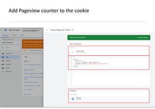 AllFacebook Advance · Power FB Pixel with Google Tag Manager · Rahul Agarwal
Add Pageview counter to the cookie
 