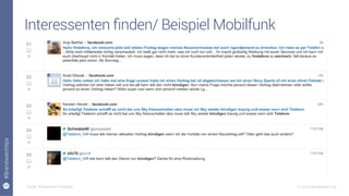 24
#Brandwatchtips
© 2015 Brandwatch.de
Interessenten ﬁnden/ Beispiel Mobilfunk
Quelle: Brandwatch Analytics
 