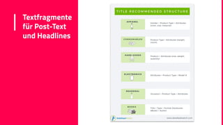 Textfragmente
für Post-Text
und Headlines
 
