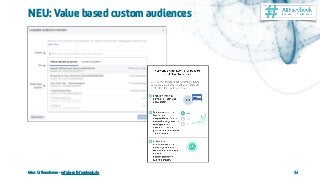 Marc Grönnebaum - erfolg-mit-facebook.de
NEU: Value based custom audiences
34
 
