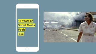 15 Years of
Social Media
Feels
like
 
