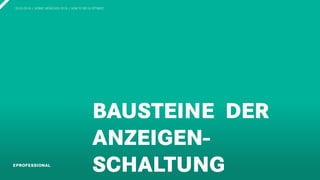 20.03.2018 / AFBMC MÜNCHEN 2018 / HOW TO BID & OPTIMIZE
 