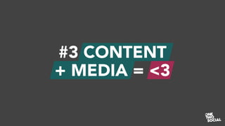 #3 CONTENT
+ MEDIA = <3
 