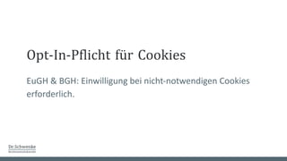Onlinemarketing on the Edge - 100.000 Euro Bußgeld für ein Cookie? #AFBMC