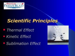 Scientific Principles Thermal Effect Kinetic Effect Sublimation Effect 