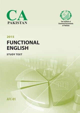 2015
FUNCTIONAL
ENGLISH
STUDY TEXT
AFC-01
2015
FUNCTIONAL
ENGLISH
STUDY TEXT
AFC-01
 