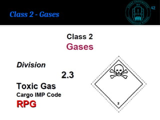 Class 2 - Gases
42
 