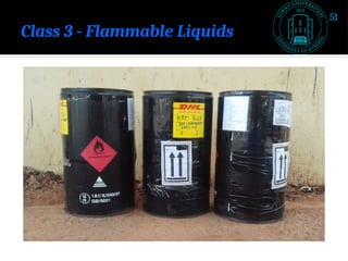 Class 3 - Flammable Liquids
51
 