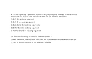AFCAT Logical Reasoning Test No.documents | DOCX