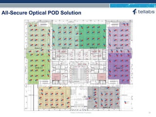 ACCESS FOR TODAY. CONNECTED FOR TOMORROW.
Tellabs Confidential Proprietary 58
text
text
text
text
text
text text
Secure TR FL1-RSecure TR FL1-L
text
Coalition Secret
U.S. Secret
Zone 1-1
Zone 1-2
Zone 1-3 Zone 1-4 Zone 1-5 Zone 1-6
Zone 1-7
Zone 1-8
All-Secure Optical POD Solution
 