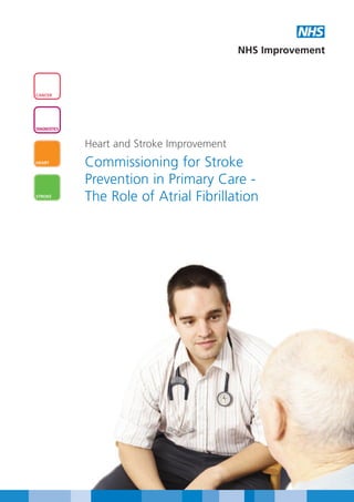 NHS
                                             NHS Improvement



CANCER




DIAGNOSTICS



              Heart and Stroke Improvement
HEART
              Commissioning for Stroke
              Prevention in Primary Care -
STROKE
              The Role of Atrial Fibrillation
 