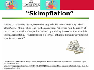 Inflation Causes, Impacts, Mitigation Strategies, and Benefits | PDF