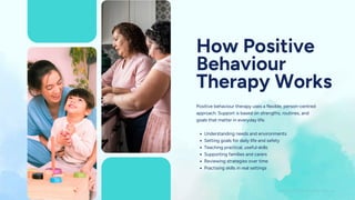 Positive Behaviour Therapy: A Practical Guide for Families and NDIS ...