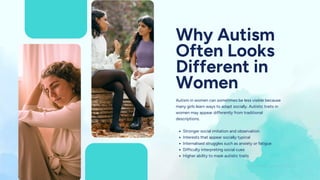 Internalised Autism Autism in Women: Signs, Diagnosis, and Why It Is Often Missed | PDF