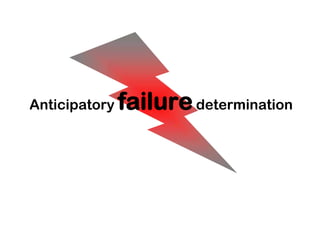 Anticipatory   failure determination
 