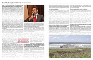 Dr Arkebe Okubay, Special Advisor to the Prime Minister
“We have made substantial
progress. When we started
GTP1, FDI was close to $1
billion annually. In 2014, FDI
inflows reached $1.6 billion.”
Under the Growth Transformation Plan (GTP) the development of
Industrial Parks is one of the pillars; Can you expand on this topic?
We developed a 10 years program in line with Vision 2025. In 10 years
we want Ethiopia to be the manufacturing hub in Africa and we want to
lead in light manufacturing as it fulfills our needs. It’s labor intensive
and jobs are critical with our growing population, its export oriented
and it makes us address the constraints in foreign exchange. Our target
is an annual 25% growth for the manufacturing sector. In 10 years
manufacturing will grow four fold and its share of exports will go from
10% - 20% today to close to 50%. This is the most challenging program
because we need to create 2 million manufacturing jobs in 10 years.
Every year we have to create 200,000 jobs. To understand the significance
of this figure; today the existing workforce in the manufacturing sector
in large and medium size companies is roughly 350,000. This is the only
way to achieve structural transformation.
During GTP I we have made some substantial progress. When we
started GTP I FDI was close to $1 billion annually. In 2014, FDI inflow
reached $1.6 billion. We desperately need FDI for many reasons. It is
the best way for our businesses to learn how to market and compete in
the global economy. We have to operate as part of the global value chain.
Secondly we have to develop technical and technological skills and our
people can only learn these skills if they are working. And finally we
need management skills. Everything boils down to management skills.
These will improve quality and productivity and the spillover effect will
be tremendous.
In order for this to happen we have to focus on manufacturing
investment. Within the manufacturing sector, we have identified 10 key
sectors to develop. To give you an idea of the level of detail one of the
subsectors is light manufacturing and it includes textiles and apparel,
laser products, agro industries, food processing and beverages etc.
We have also identified a category called strategic that encompasses
sectors that will be key after vision 2025. Not a priority right now but
were we need to lay the foundation. These include biotechnology,
pharmaceutical and ICT particularly linked to advanced manufacturing.
For every subsector we analyze strong countries
in the sector and we look at the top corporations.
We call them anchors and we try to attract them
to Ethiopia. Once you attract these strategic
corporations other companies will follow.
Our previous experience in industrial parks
wasn’t positive. In GTP I we developed only one
park that took us a long time to build; Bole Ilemi, and it didn’t produce
the expected outcome. We didn’t have a comprehensive strategy or a
clear understanding on how to do it. In 2014, the PM assigned me to
make a study on industrial parks. We studied certain country models to
understand success and failure. In Africa, we selected Nigeria who has
been building industrial parks since the late ‘80s but still hasn’t achieved
the expected results. This is due to its lack of power. As a positive
example we looked at Mauritius that has implemented successful
Export Processing Zones since the 70’s. In Asia we studied Vietnam,
China, South Korea and Singapore. We looked at their experience and
how they engage the private sector as developers.
The Ethiopian Investment Agency has to play a pivotal role in this
process. We have restructured and empowered the agency and made it
directly accountable to the office of the Prime Minister.
Our industrial parks play a key role providing the required capacity.
About a dozen anchors will be hosted at Hawassa Industrial Park, our
first pilot and specializing only in apparel and textiles, which will be
fully operational between March and June of this year.
We have to ensure that the industrial parks provide the best business
environment and serve as one-stop service facilitating customs
clearance, provision of license and certificates and visas. We believe in
clustering the industrial parks as proximity benefits one another and
mitigates the environmental impact.
Can you tell us a little bit more about Hawassa Industrial Park?
Hawassa Industrial Park specializes only in apparel and textiles. It
comprises 300,000 square meters of factory buildings, a business district
inside the park with office buildings, restaurants and shopping mall. We
have also created residential quarters for 1,000 expatriates. When this
park is completed it will generate 60,000 jobs and 1
billion in foreign exchange earnings. The anchors
that will join Hawassa are global players; PVH, for
example, from the US which is one of the top three
players in the apparel and textile industry.
Last November 25 – During the celebration of the
Africa Industrialization Day – you said Ethiopia was looking to attract
more Chinese investors for the manufacturing sector. How do you
promote the industrial parks in the Chinese market?
China’s economy is now restructuring. That’s why it’s slowed down.
As we all know China is the world’s manufacturing powerhouse
accounting for 40% - 50% of global manufactured products. Now labor
costs are increasing in China.
China employs 80 million people in labor-intensive industries. In five
years period if adjustments are not implemented, most of them will go
bankrupt. Some of them will have to upgrade their technology to make
it more capital intensive but many of them will have to relocate to Asia
(Cambodia and Vietnam) or Sub African countries.
We have been closely working with Chinese authorities to create
conditions to attract more Chinese investment. The Ethiopian
Investment Commission will have a department with Chinese speaking
staff.OurwebsitewillhaveaChineseoptionandwewillopenabranchof
Ethiopian Investment Commission in Beijing, Guangzhou or Shanghai.
What about the Japanese market?
To the Japanese farmers we have offered to build an exclusive industrial
park that meets the Japanese farm standards and requirement, which
are different. We would finance it and use Japanese designers. We will
also hire Japanese companies to operate the industrial park so that it
becomes easier for the Japanese operators. It’s to that extent that they
need a specific environment.
Any other specific hub worth mentioning?
We have plans to build one of the largest pharmaceutical hubs at
Bishoftu (20-25km from Addis Ababa). We want to attract leading
pharmaceutical companies especially from Germany. Bio for example
is going to invest in biotechnology (seed development) and perhaps they
will expand to pharmaceuticals. We will continue to work with Roche.
Also JSK from the UK is interested and we hope Bill Gates through his
foundation can assist us bringing the US pharmaceutical industry here.
Industrial parks reduce significantly the time to be fully operational for
an investor. Can you share some success stories from Ethiopia?
The best examples are Huajian and Shin Textile. Huajian is very well
known, as it was fully operational in less than 90 days. They used
Eastern Industrial Park and for them it turned out to be a matter of plug
and play. In those 90 days they recruited and trained staff and installed
machinery. They have a factory in China where they took the Ethiopian
staff to be trained. All in only 90 days.
Shin Textile is a South Korean company. It’s at Bole Ilemi 1. They got
the facility in October and were exporting to Germany in January. They
recruited and trained 950 workers. They produce high performance
cycling clothing lines. And again they were able to put to market this
high quality product in 90 days.
Apart from Hawassa what other parks are in the pipeline?
The second park will be Dire Dawa. We expect this park will be ready
before September 2016. We have estimated a construction time of nine
months.
Third park will be in Adama, fourth in Kombolcha and fifth in
Mek’ele. We plan to start construction at the end of February. After this
Jimma and Bahir Dar with construction expected to start by April/May.
These should be completed by December 2016. $750 million from the
Eurobond sold last year are being used to finance all the parks.
In Addis, we’re planning to have an industrial park financed by World
Bank loans. It’s called Bole Ilemi 2 and hopefully will be ready by 2017.
We have to follow the procedures jointly agreed with The World Bank.
InKilintowe’reconsideringofusingtheparkformainlypharmaceutical
and also for advance manufacturing including the aviation sector using
the leverage of Ethiopian Airlines with manufacturers.
Since there are parks are located outside of Addis Ababa can you expand
on the infrastructure in place?
We now have a railway transportation system in place. It currently takes
around 10 hours by train for goods to reach from Djibouti to Addis.
Goods don’t need to be inspected by customs and they just move directly
to the industrial park where they are inspected. If they are destined for
export they are sent directly to the port, as there is no tax applied and no
reason for customs to be involved.
There are companies at parks outside of Djibouti (i.e. Hawassa). These
companies will have a subsidized rate and they will pay the same as if
the goods were leaving/arriving to Addis Ababa.
 