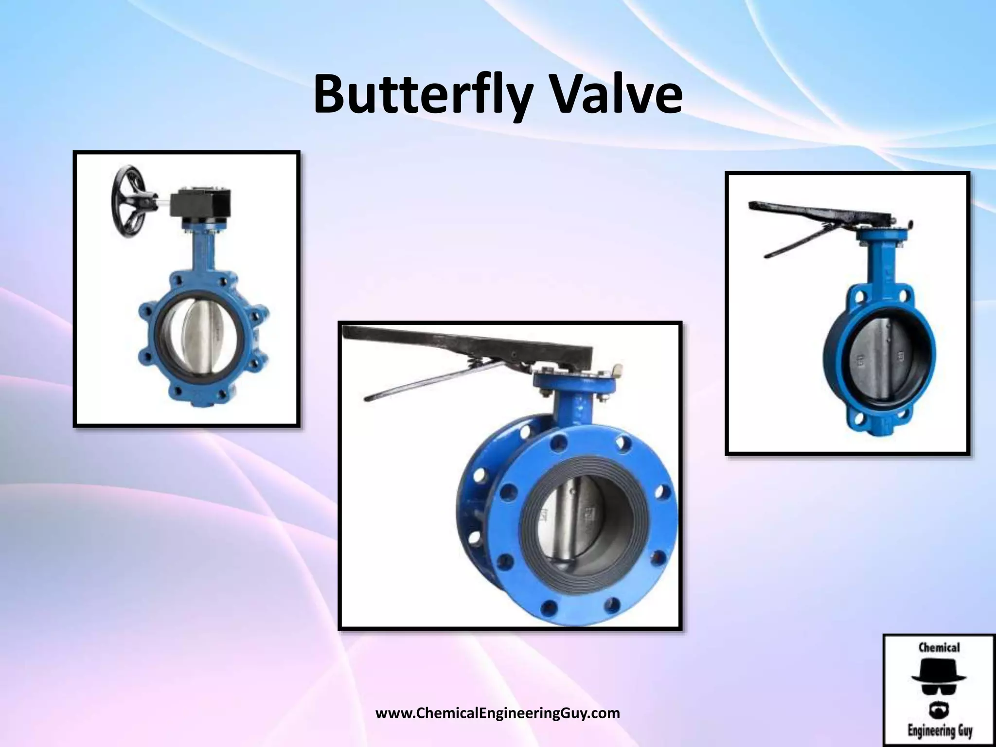 Butterfly Valve
www.ChemicalEngineeringGuy.com
 