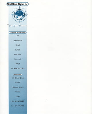 This letterhead and
business card on
the next page was
created from 3D
elements I had
created for an
animation.
 