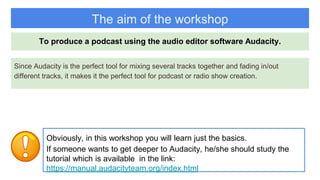 audacity audio editor tutorial audacity audio editor tutorial