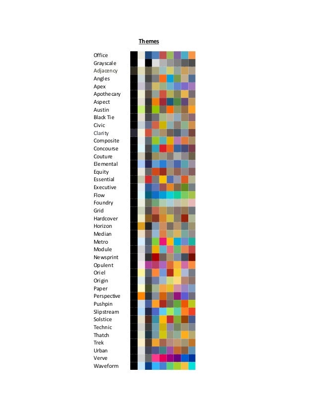 theme colors clarity themes