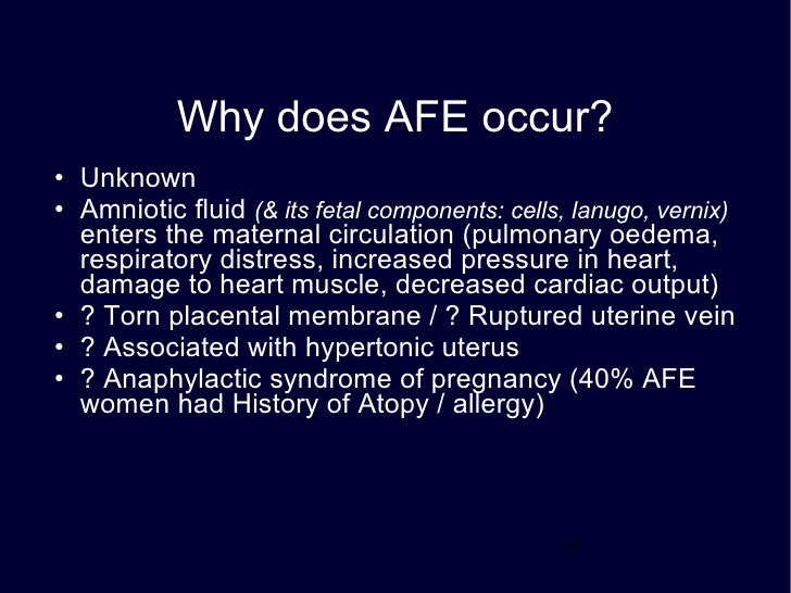 amniotic fluid embolism treatment amniotic fluid embolism treatment