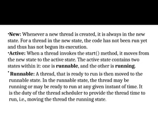 Comprehensive Overview of Java Thread Life Cycle and States | PPT