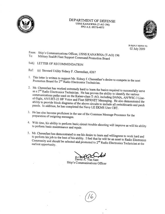 sample recommendation letter for promotion letters