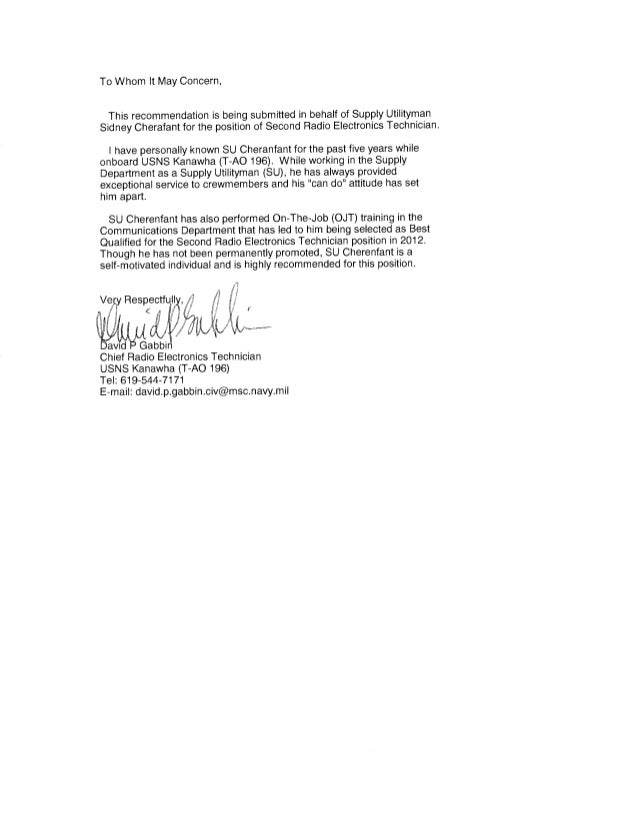 letters of recommendation letter of recommendation navy officer promotion board