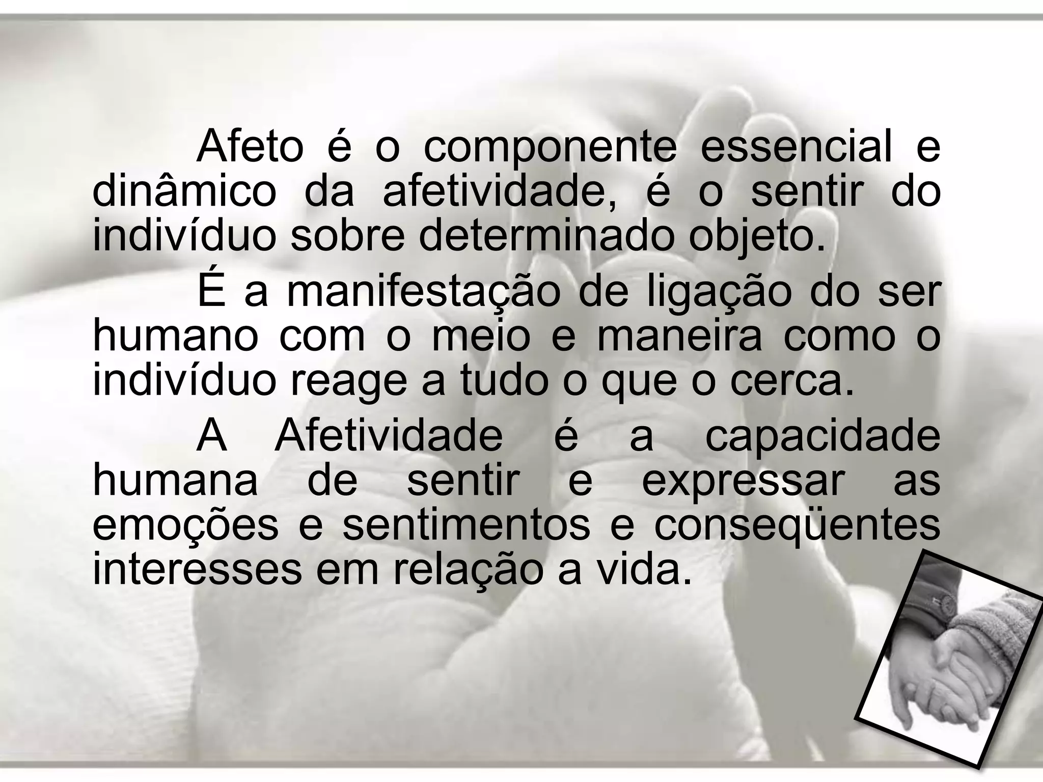 A importância da afetividade na organização funcional do cérebro para a ...