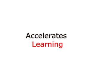 Accelerates Learning