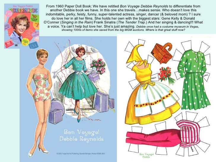 debbie reynolds paper dolls