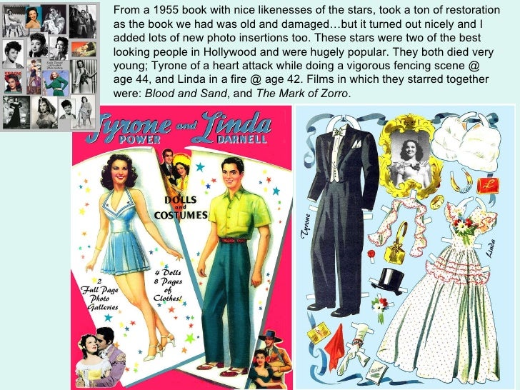 A Few Pages of My Favorite Vintage Movie Star Paper Dolls