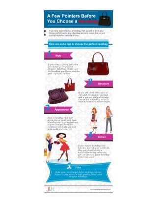 A Few Pointers Before You Choose a Handbag