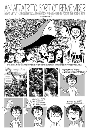 A Comic: An Affair to Almost Remember by Candy Gourlay