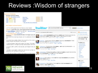 Reviews :Wisdom of strangers 