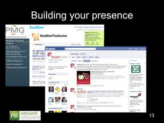 Building your presence 