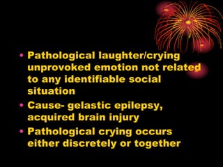Pathological Laughter Affect and emotional_disorders | PPTX
