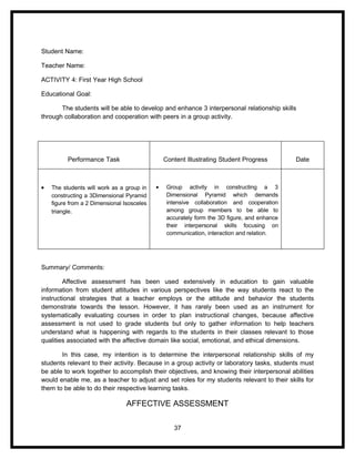 Affective Assessment