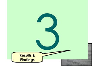 3 Results & Findings 
