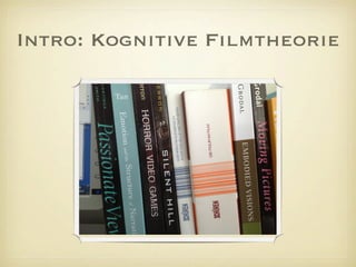 Intro: Kognitive Filmtheorie
 